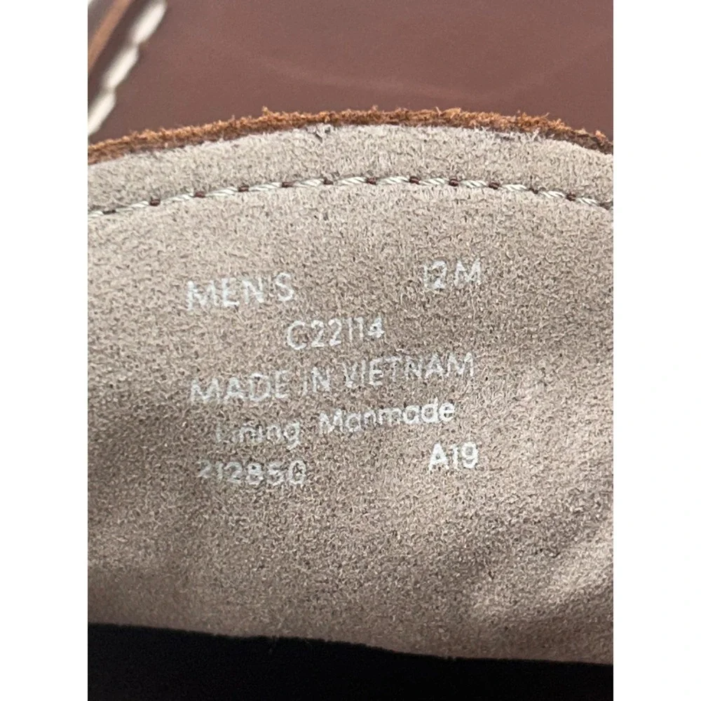 Cole‎ Haan Men Brown Leather Boat Shoes Loafers C22114 Size 12M